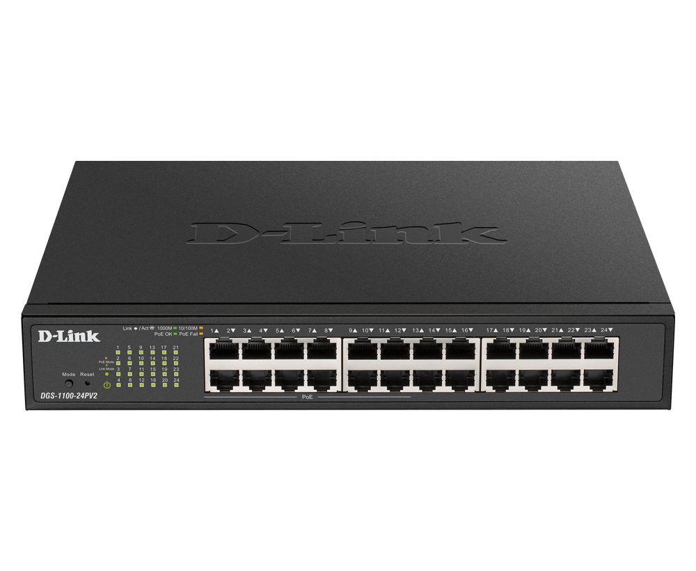 D-Link DGS-1100-24PV2 Smart Managed PoE Switch