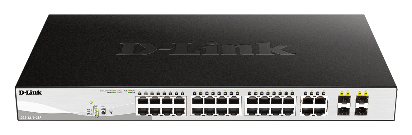 D-Link DGS-1210-28P Smart Managed PoE Switch