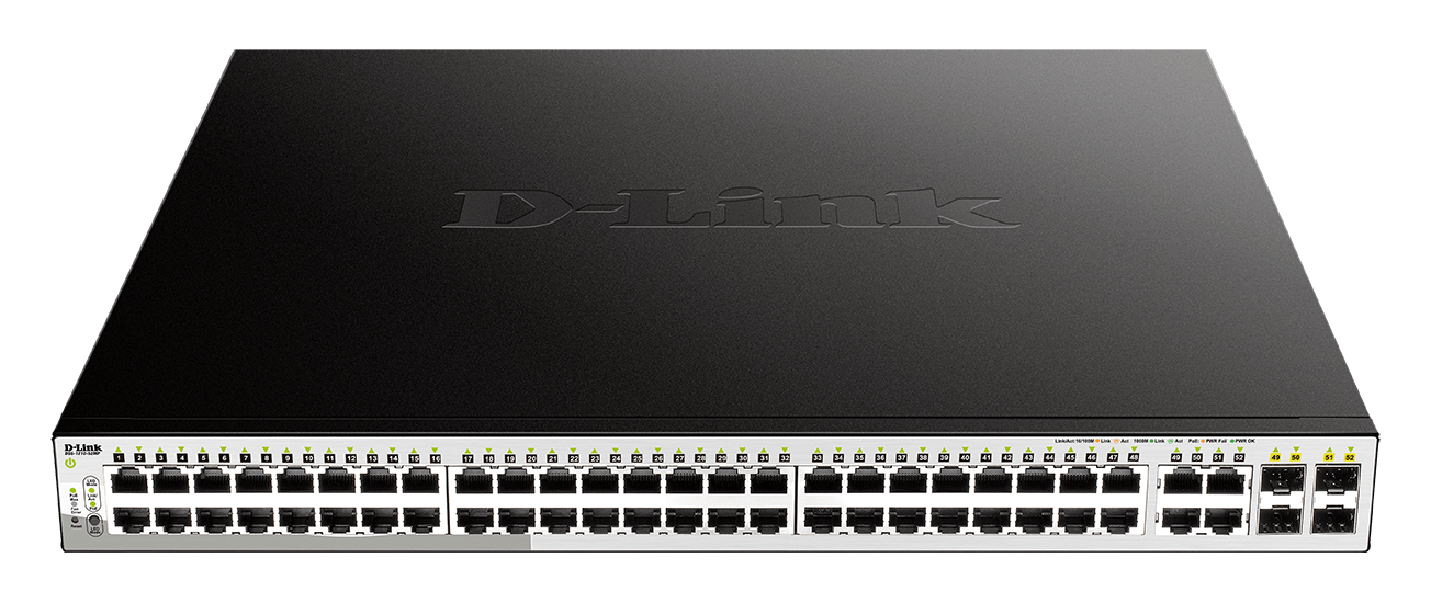 D-Link DGS-1210-52MP Gigabit Smart Managed PoE Switch